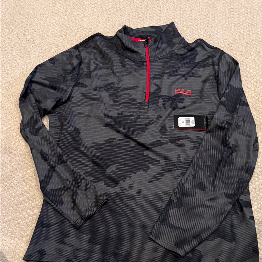 Ralph Lauren Gray Camouflage Pullover